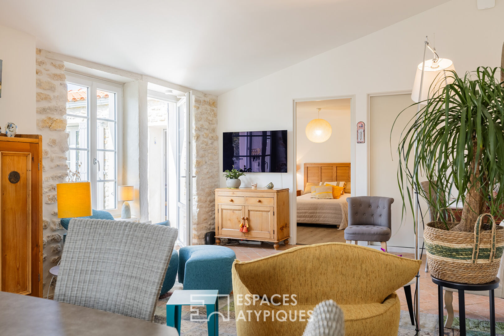 Ancien chai transformé en havre de douceur