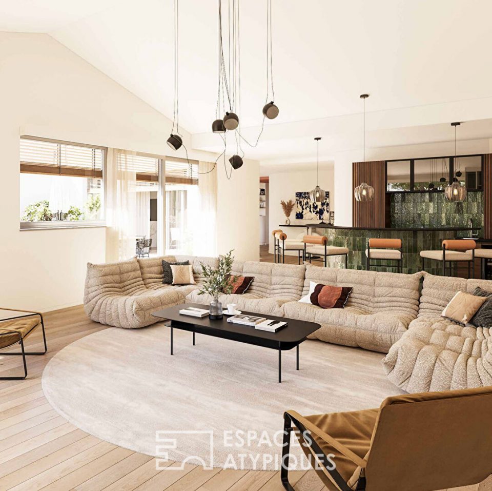 Elégance singulière d'un ensemble immobilier en coeur de village