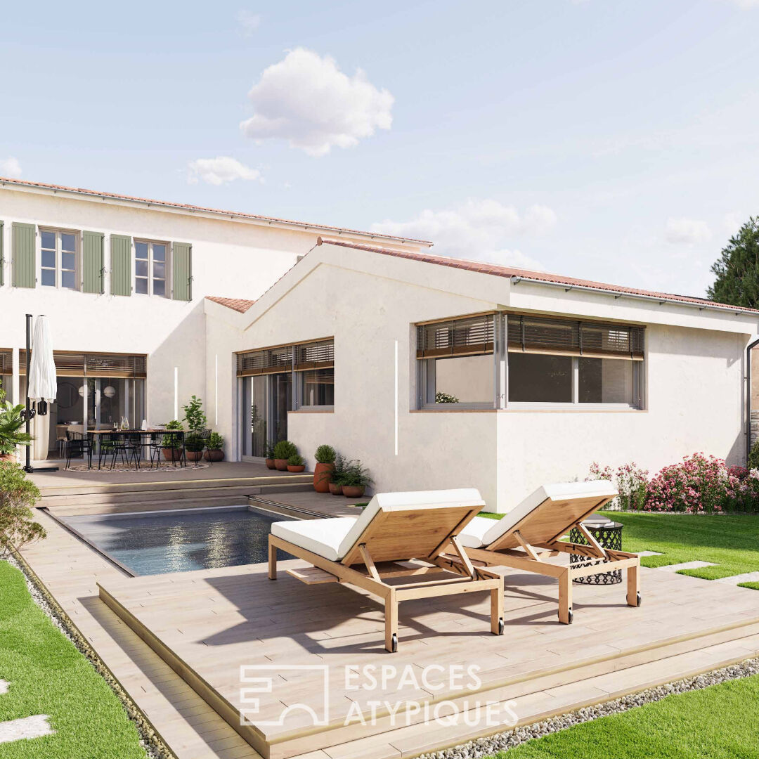 Elégance singulière d&rsquo;un ensemble immobilier en coeur de village