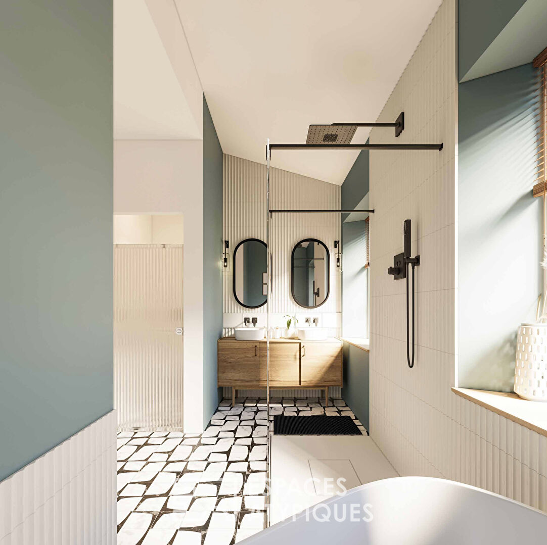 Elégance singulière d&rsquo;un ensemble immobilier en coeur de village