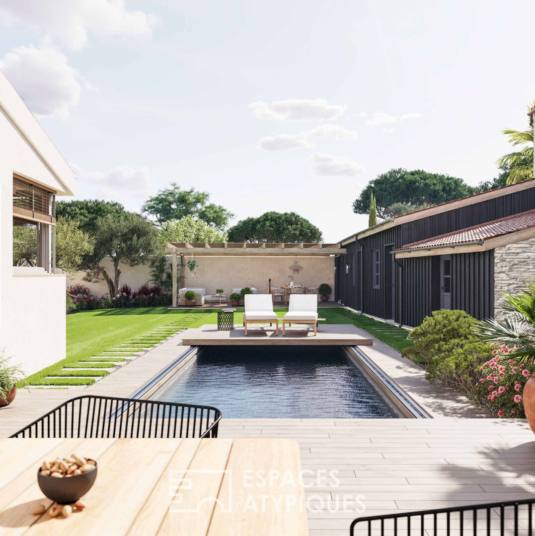 Elégance singulière d&rsquo;un ensemble immobilier en coeur de village