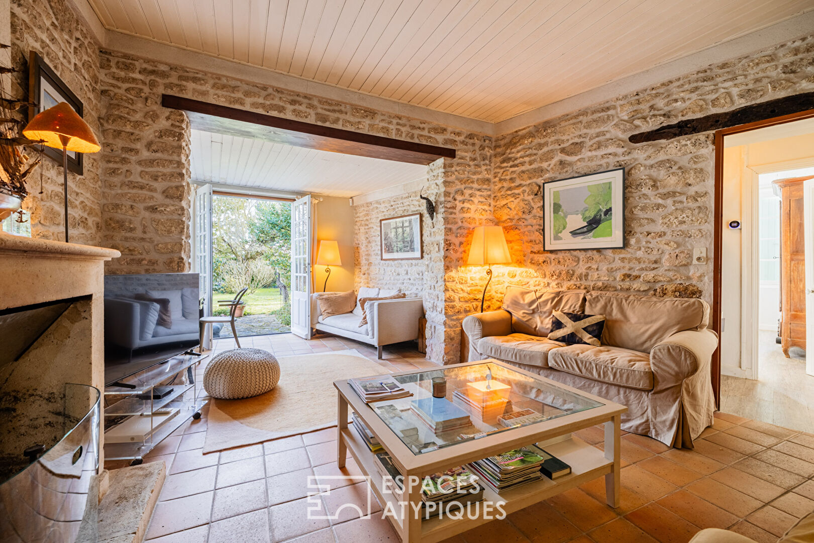 L&rsquo;âme d&rsquo;une maison Oléronaise au coeur d&rsquo;un vaste jardin préservé