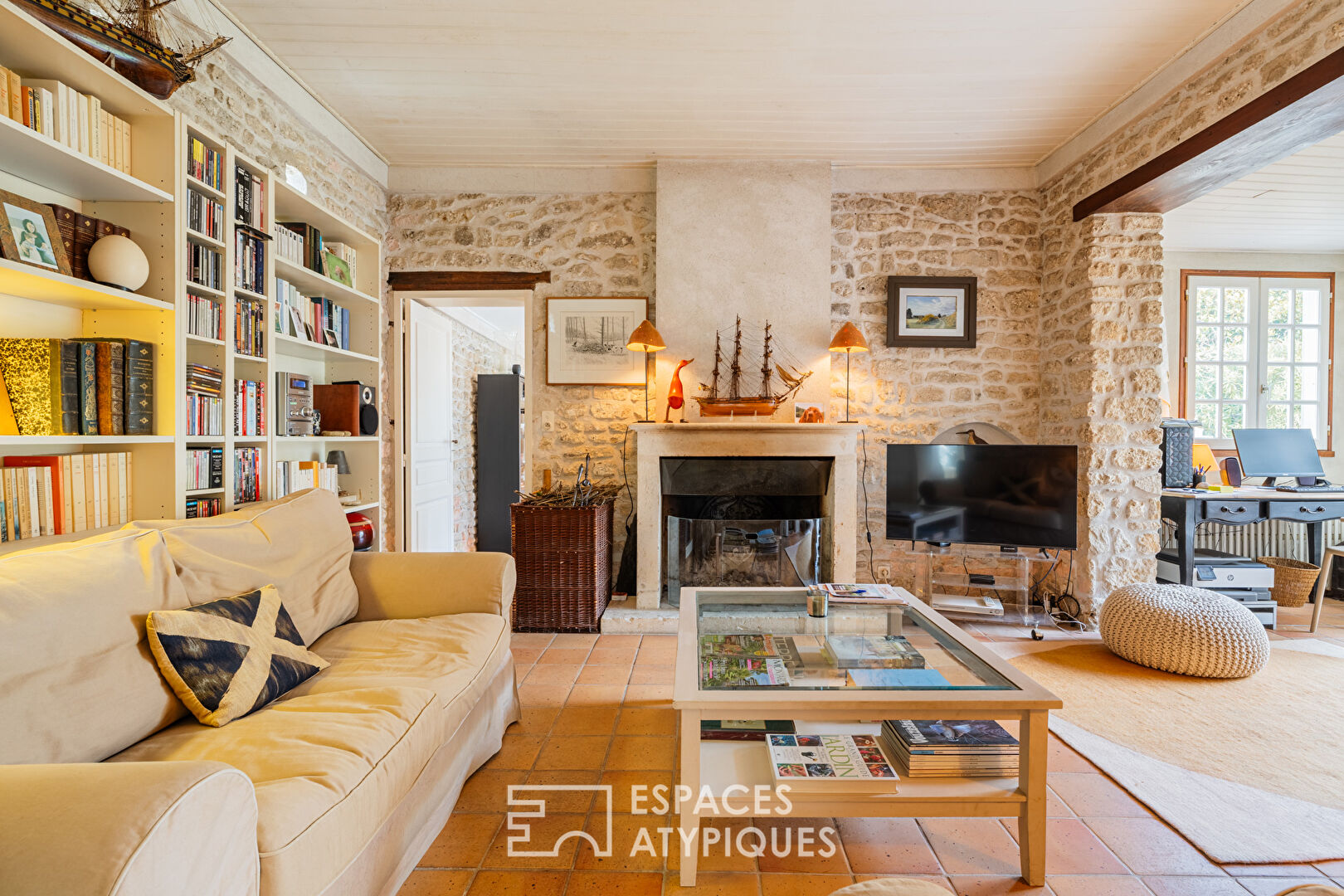 L&rsquo;âme d&rsquo;une maison Oléronaise au coeur d&rsquo;un vaste jardin préservé