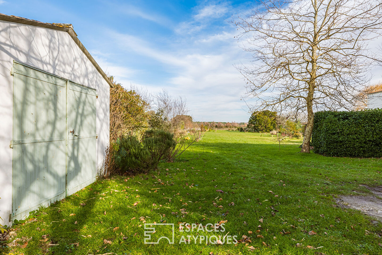 L&rsquo;âme d&rsquo;une maison Oléronaise au coeur d&rsquo;un vaste jardin préservé