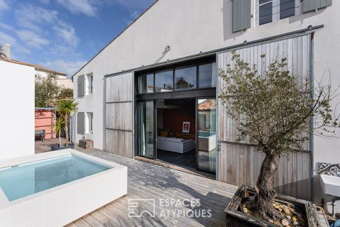 Ancien chai viticole réhabilité en loft