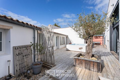 Ancien chai viticole réhabilité en loft