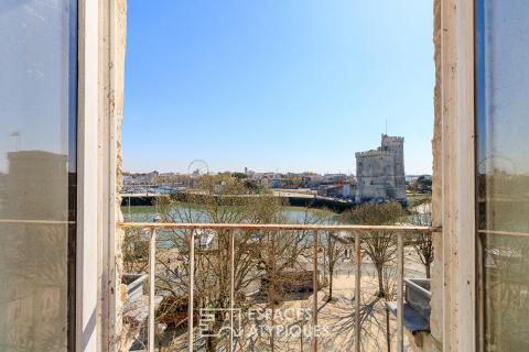 Appartement-terrasse à rénover avec sa vue sur les tours