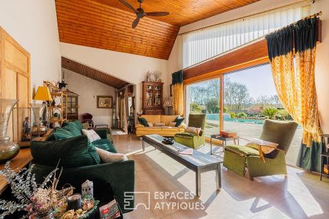 Maison d&rsquo;architecte lumineuse et son jardin paysager