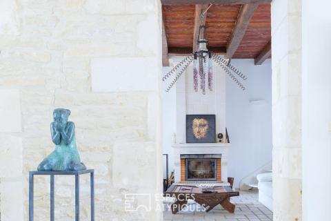 L&rsquo;âme d&rsquo;une demeure séculaire entre pierres et volumes contemporains