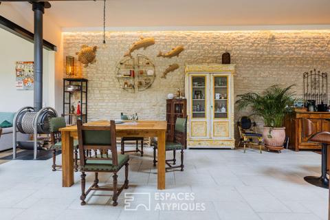 Charentaise au jardin paysagé aux portes de La Rochelle