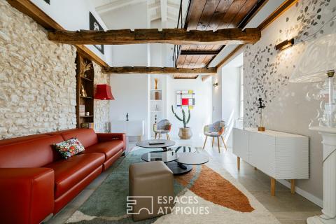 Longère charentaise à la rénovation de prestige