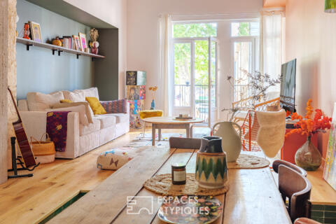 Cocon haut en couleur : appartement en coeur de ville