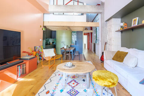 Cocon haut en couleur : appartement en coeur de ville