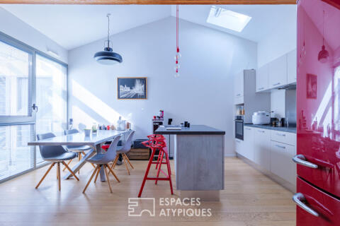 Duplex de standing aux équipements haut de gamme