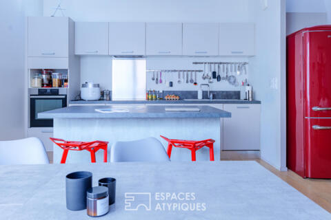 Duplex de standing aux équipements haut de gamme