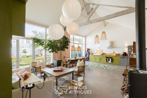 L’âme d’un chai, l’élégance d’un loft Scandinave.