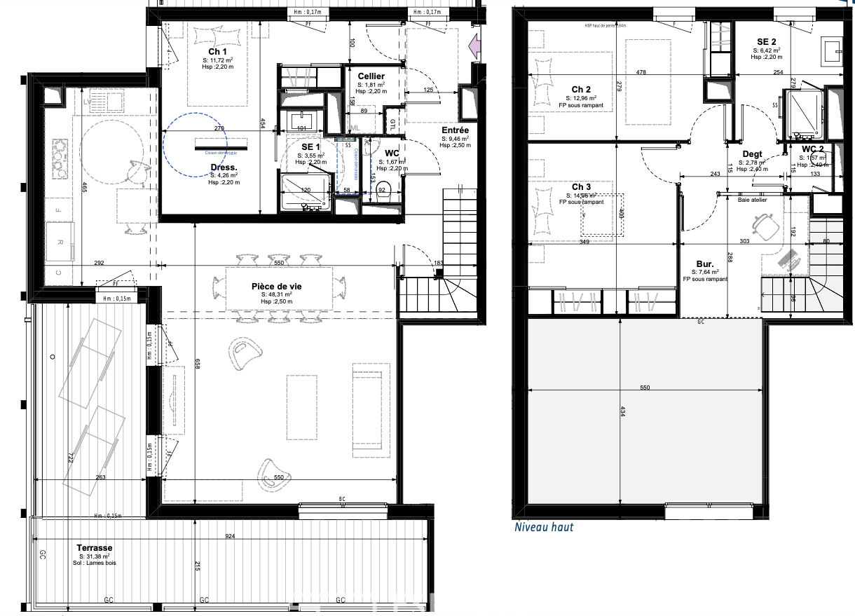 Duplex premium avec vue