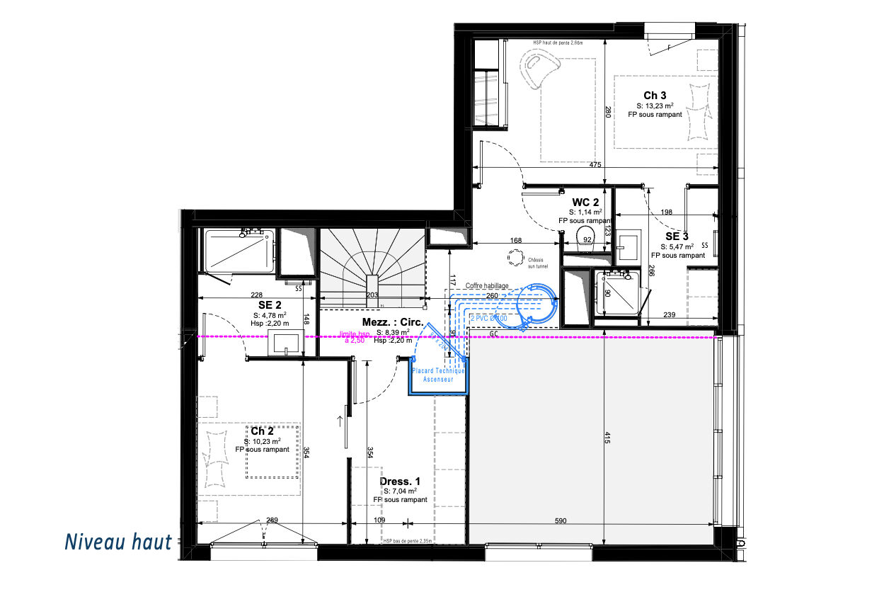 Appartement en dernier étage aux prestations d&rsquo;exception