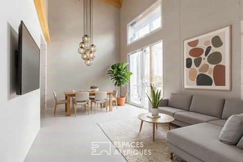 Appartement en duplex aux volumes harmonieux