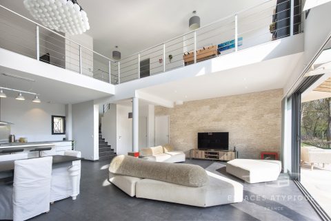 Maison d’architecte contemporaine avec piscine