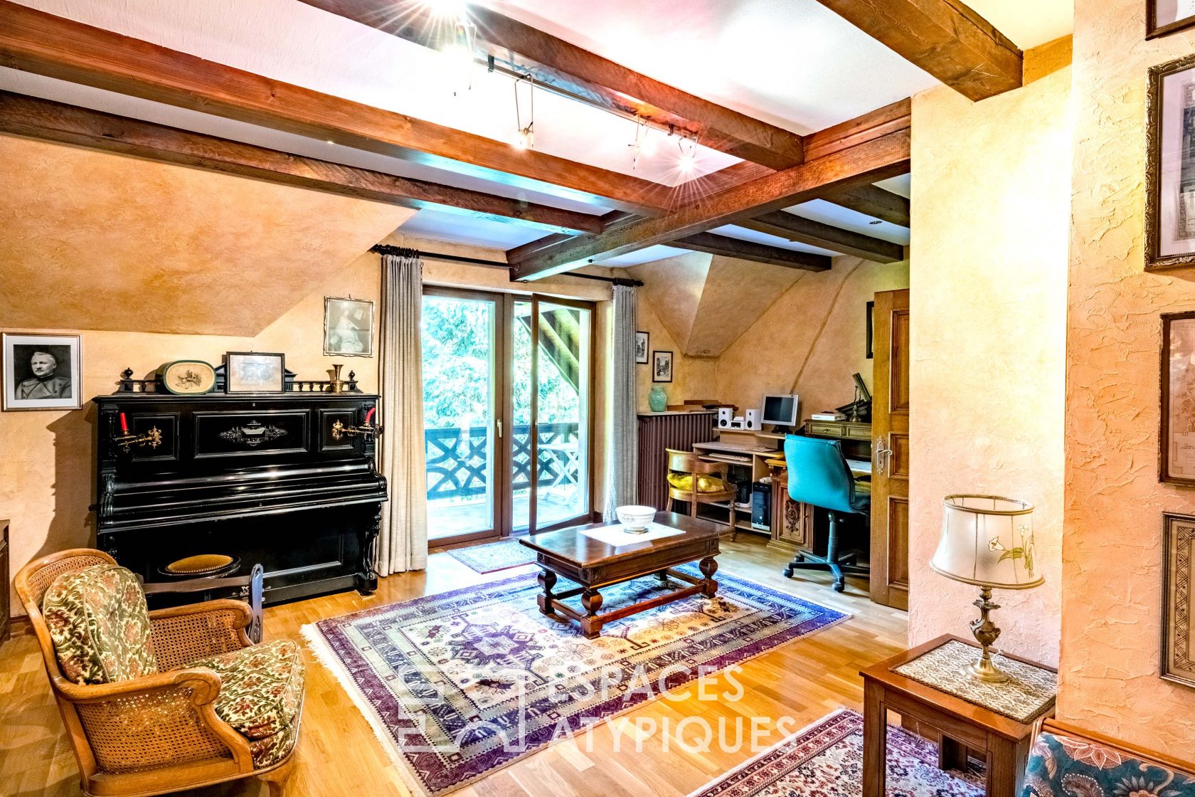 Maison de campagne dans son écrin de verdure