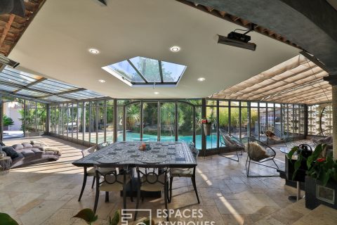Maison d’architecte avec sa véranda hors norme