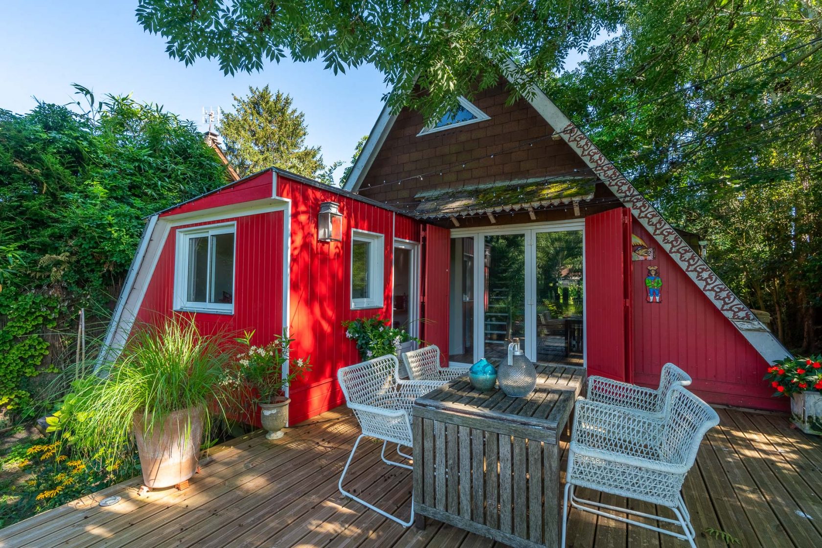 Chalet Norvégien sur une île