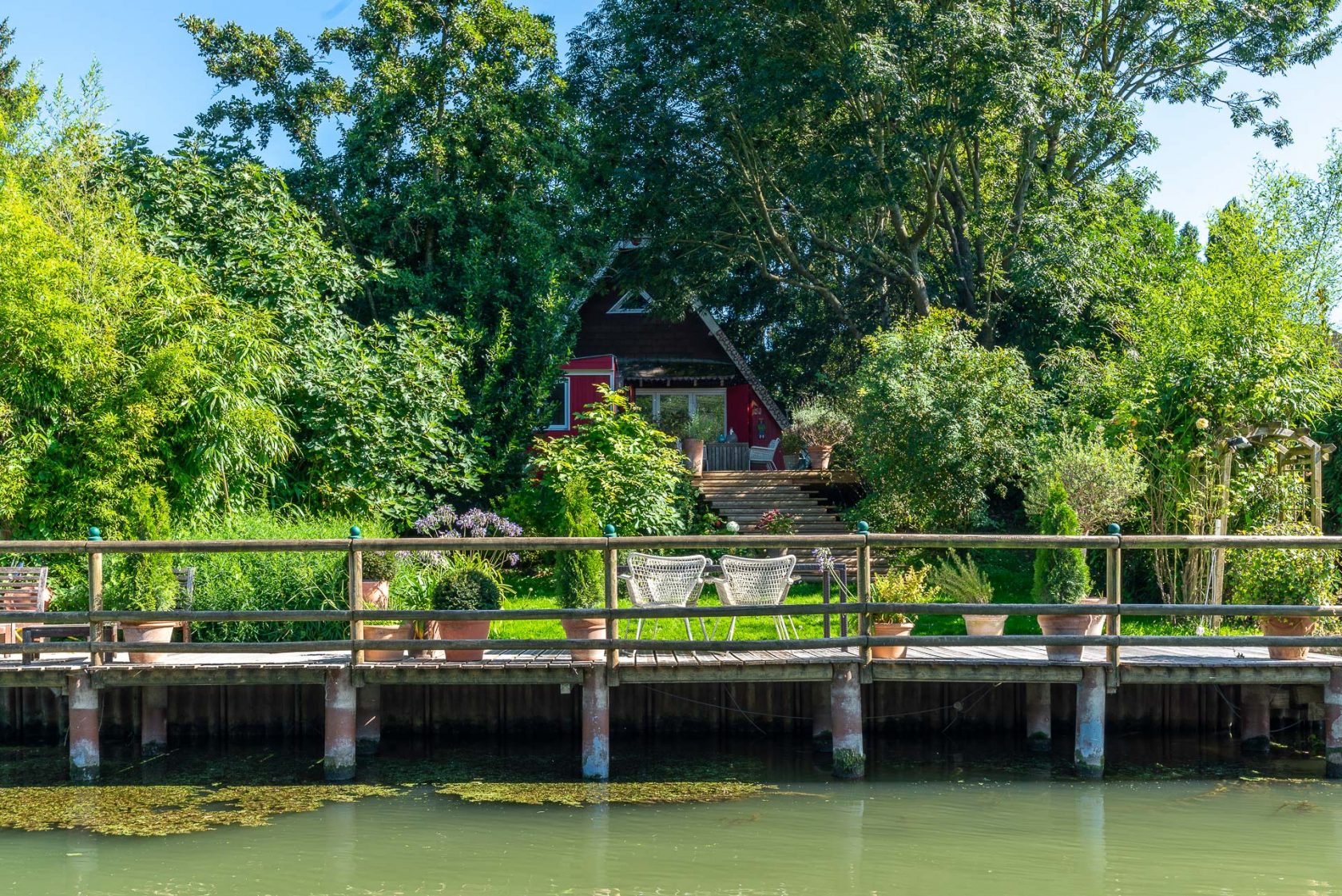 Chalet Norvégien sur une île