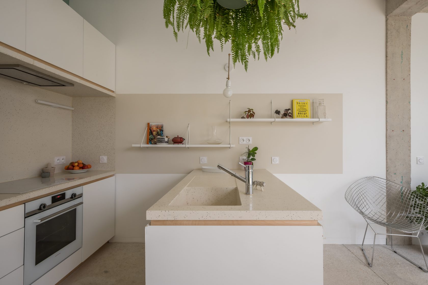 Loft-style architect duplex with patio and terrace