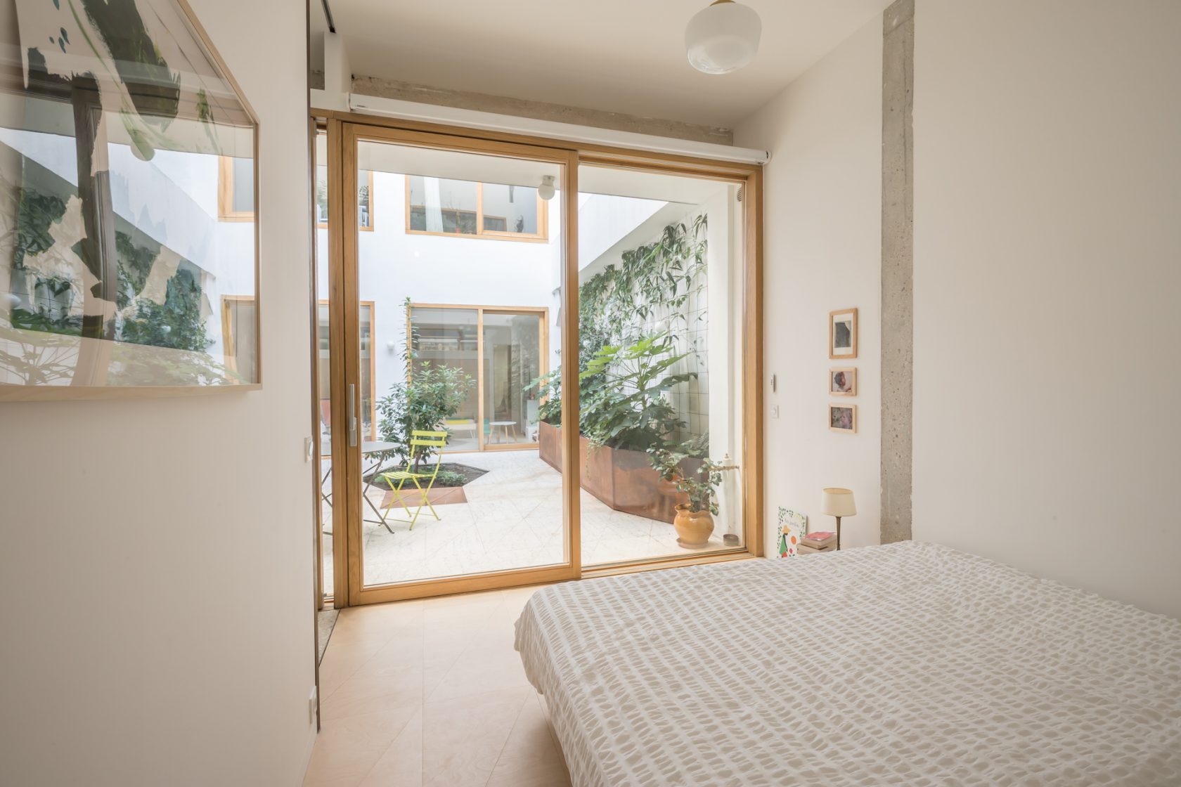 Loft-style architect duplex with patio and terrace
