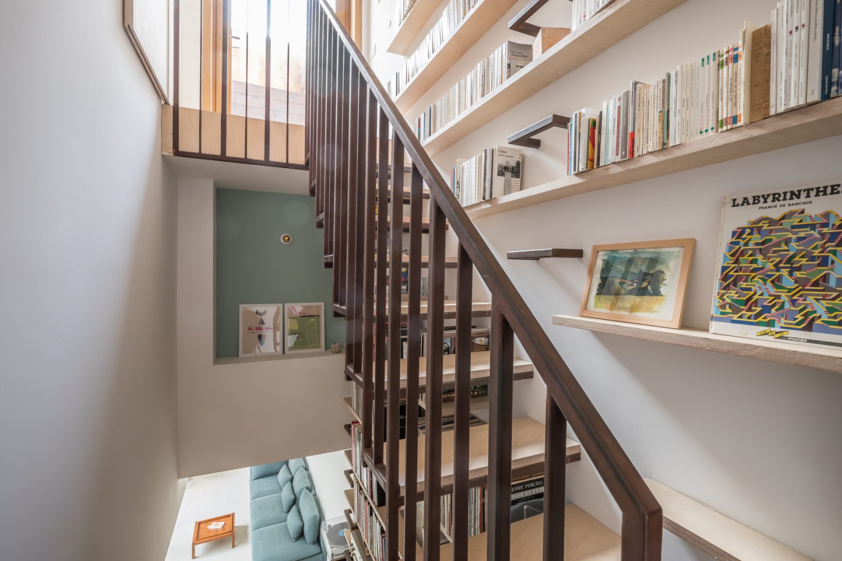 Loft-style architect duplex with patio and terrace