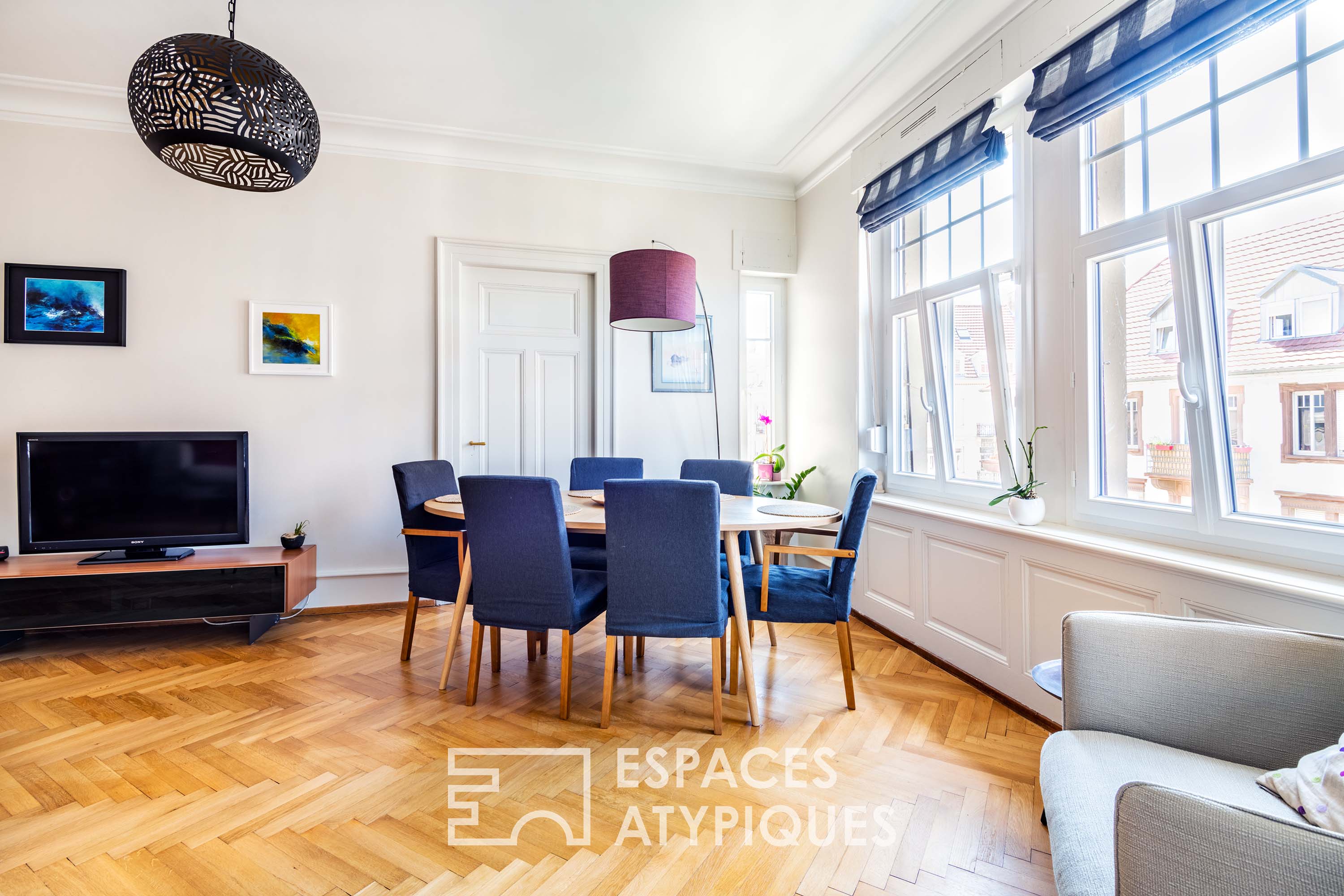 Appartement bourgeois dans un immeuble de caractère