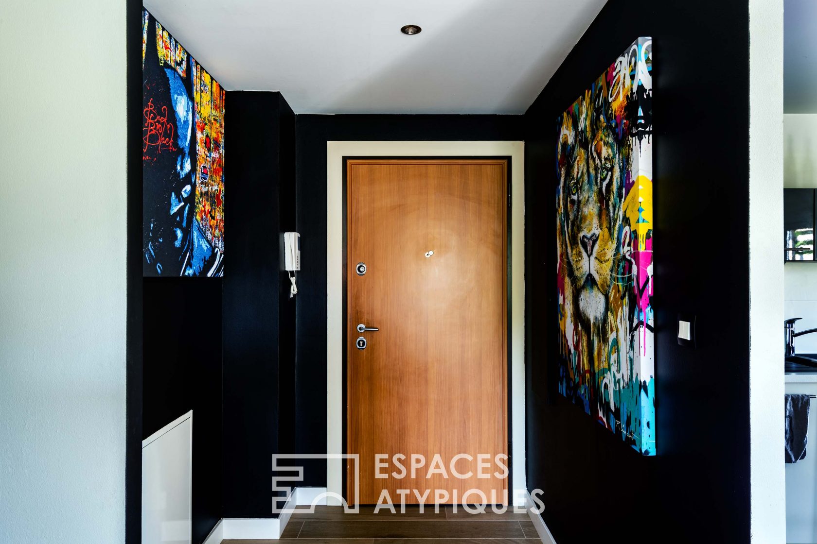 Contemporary apartment and its hammam