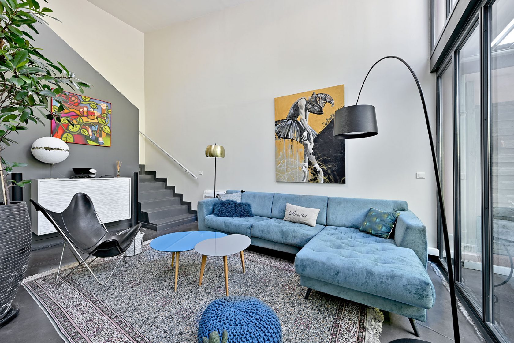 Bright loft with garden in the heart of the city