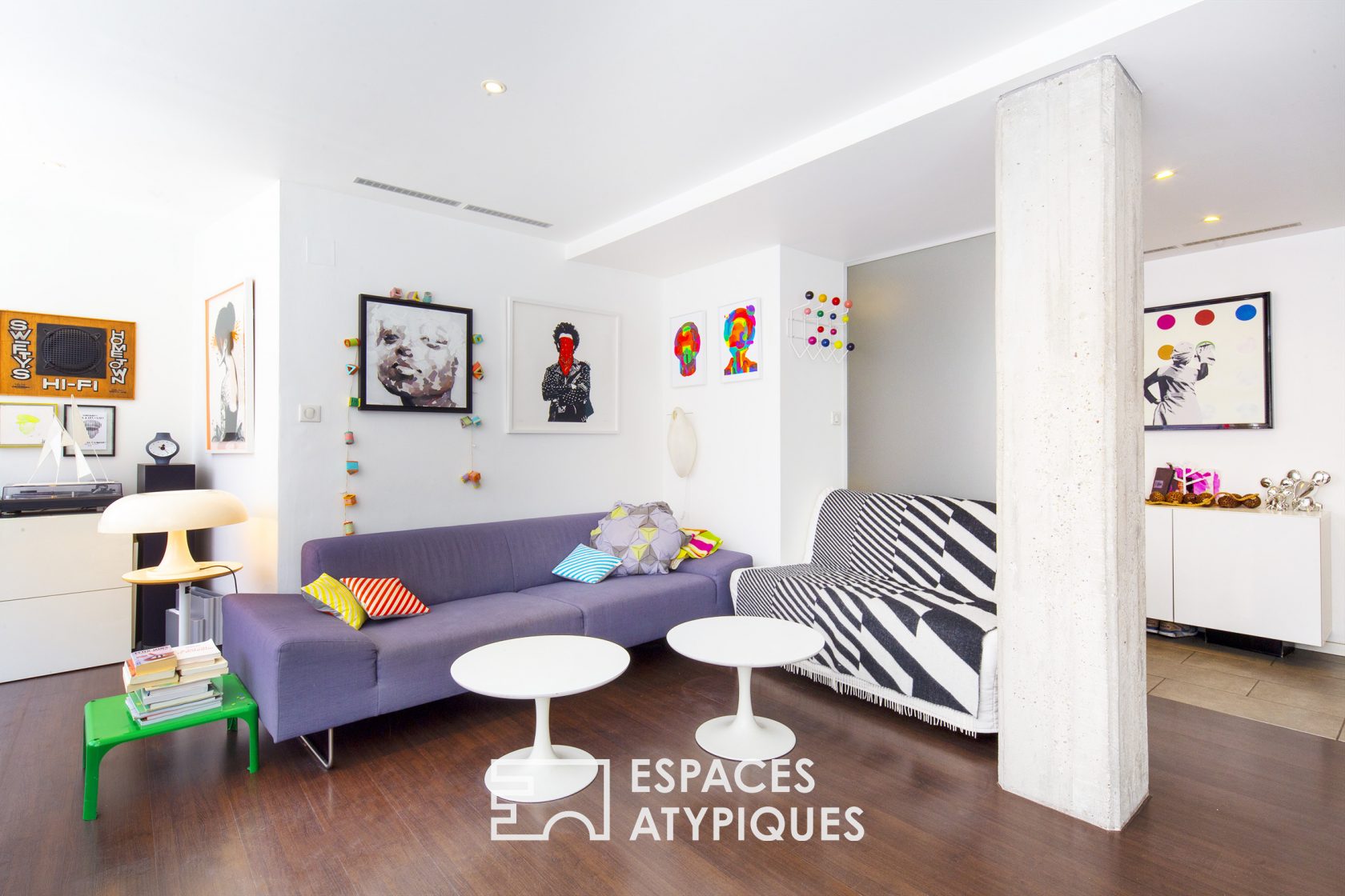 Loft bathed in light in hyper-center