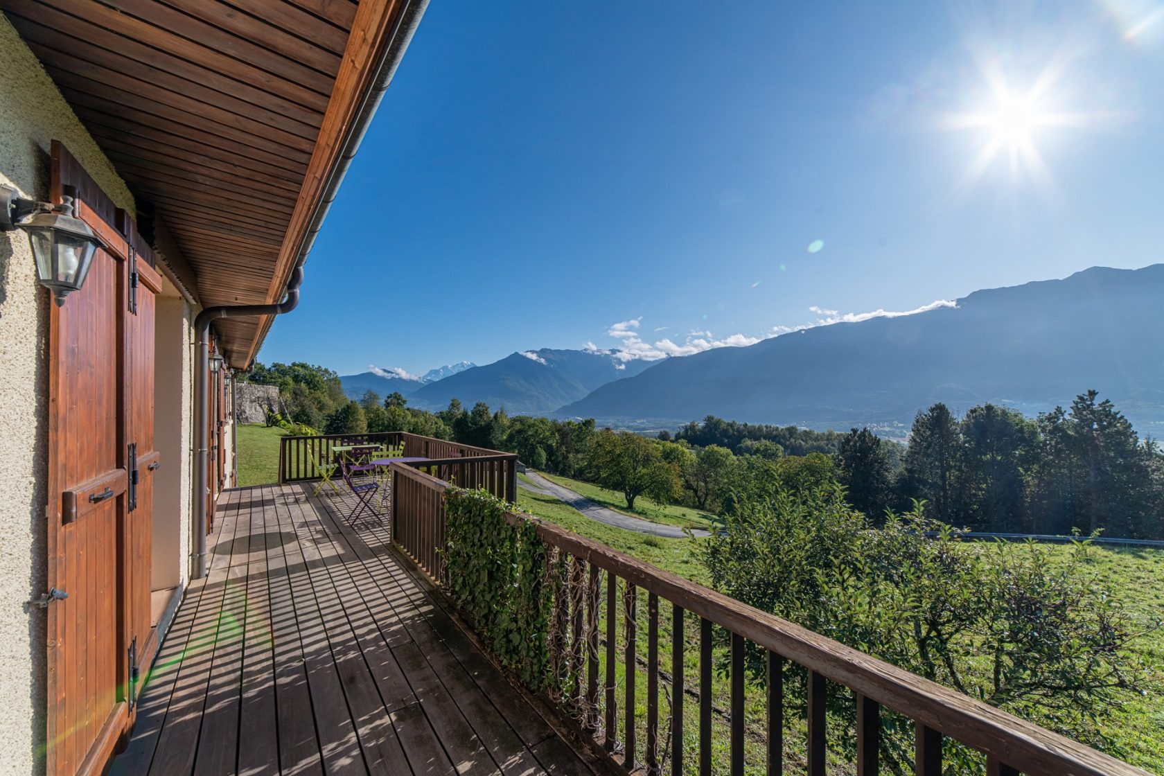 Maison de campagne revisitée avec vue Mont Blanc