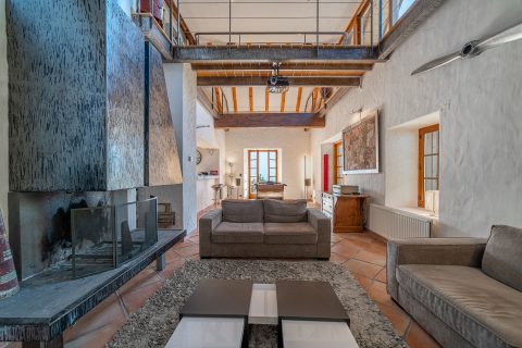 Maison de campagne revisitée avec vue Mont Blanc