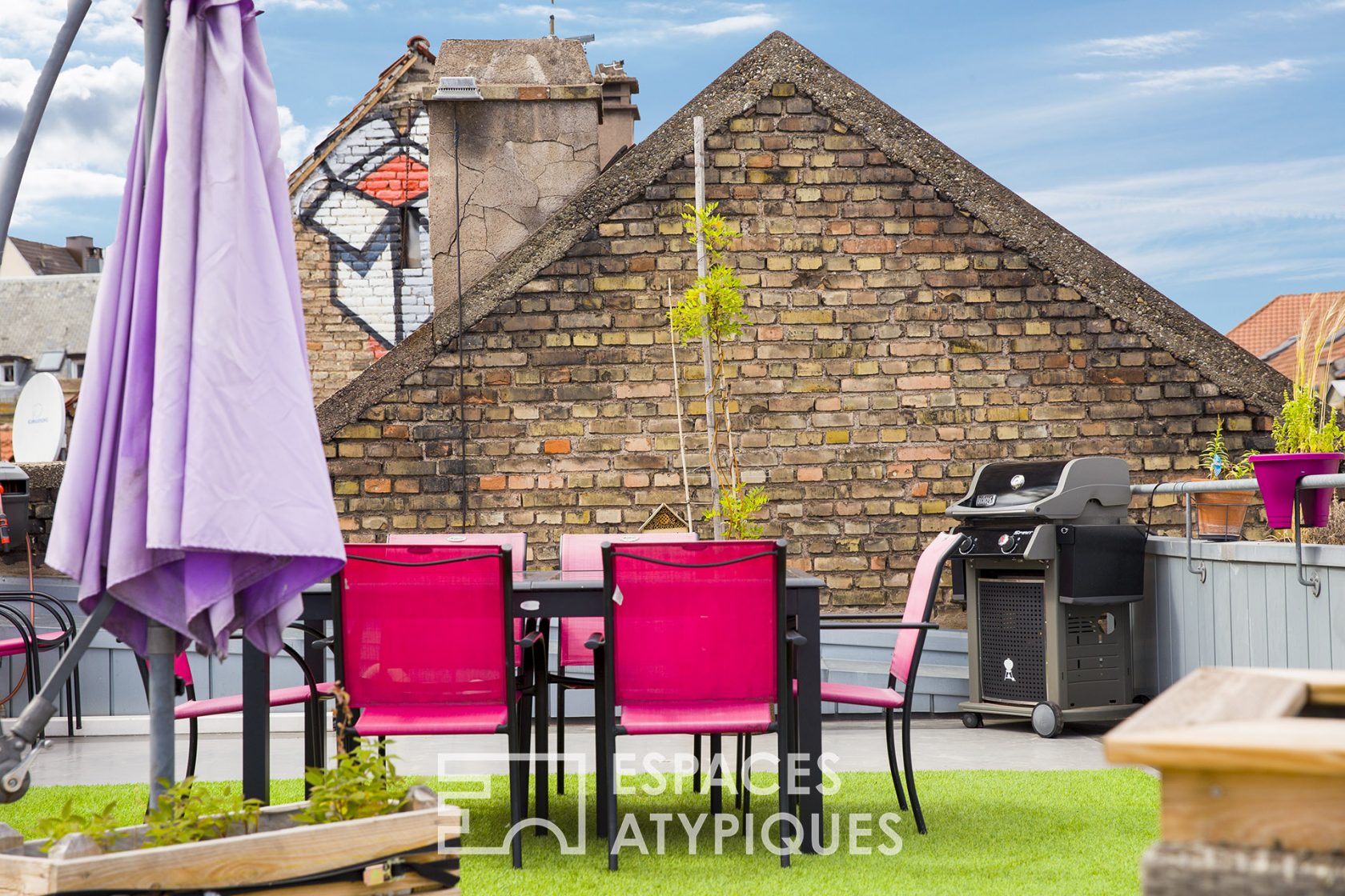 Duplex and its roof terrace