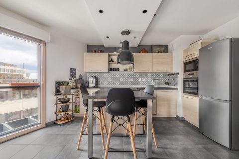 Contemporary apartment with terrace