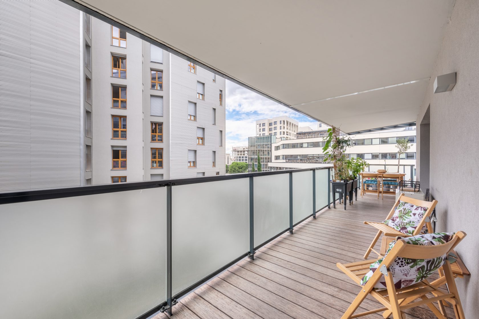 Contemporary apartment with terrace