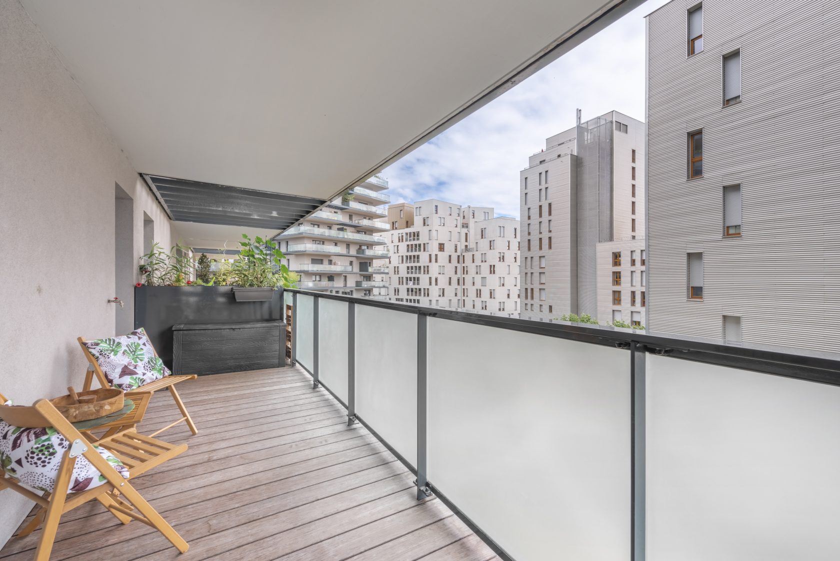 Contemporary apartment with terrace