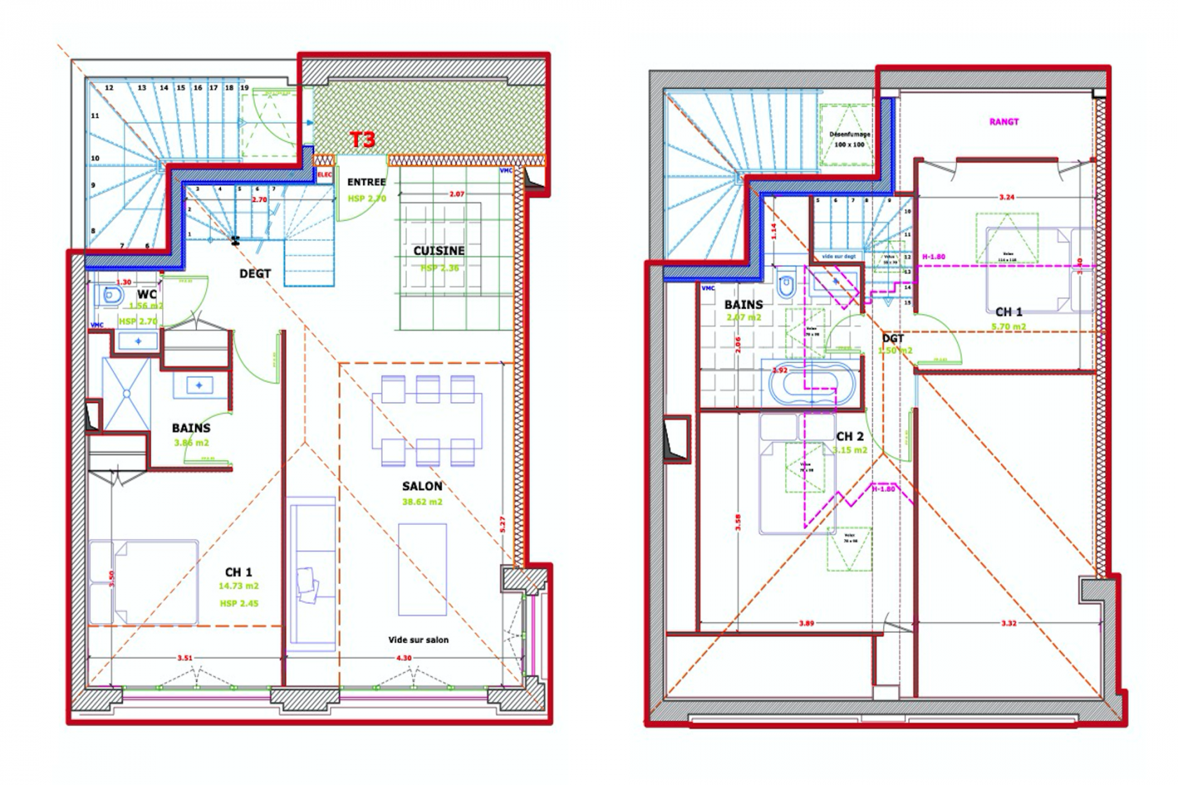 Top floor duplex (Lot 13)
