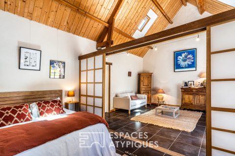 Ineffable ferme de Tisserand réhabilitée et son domaine  luxuriant