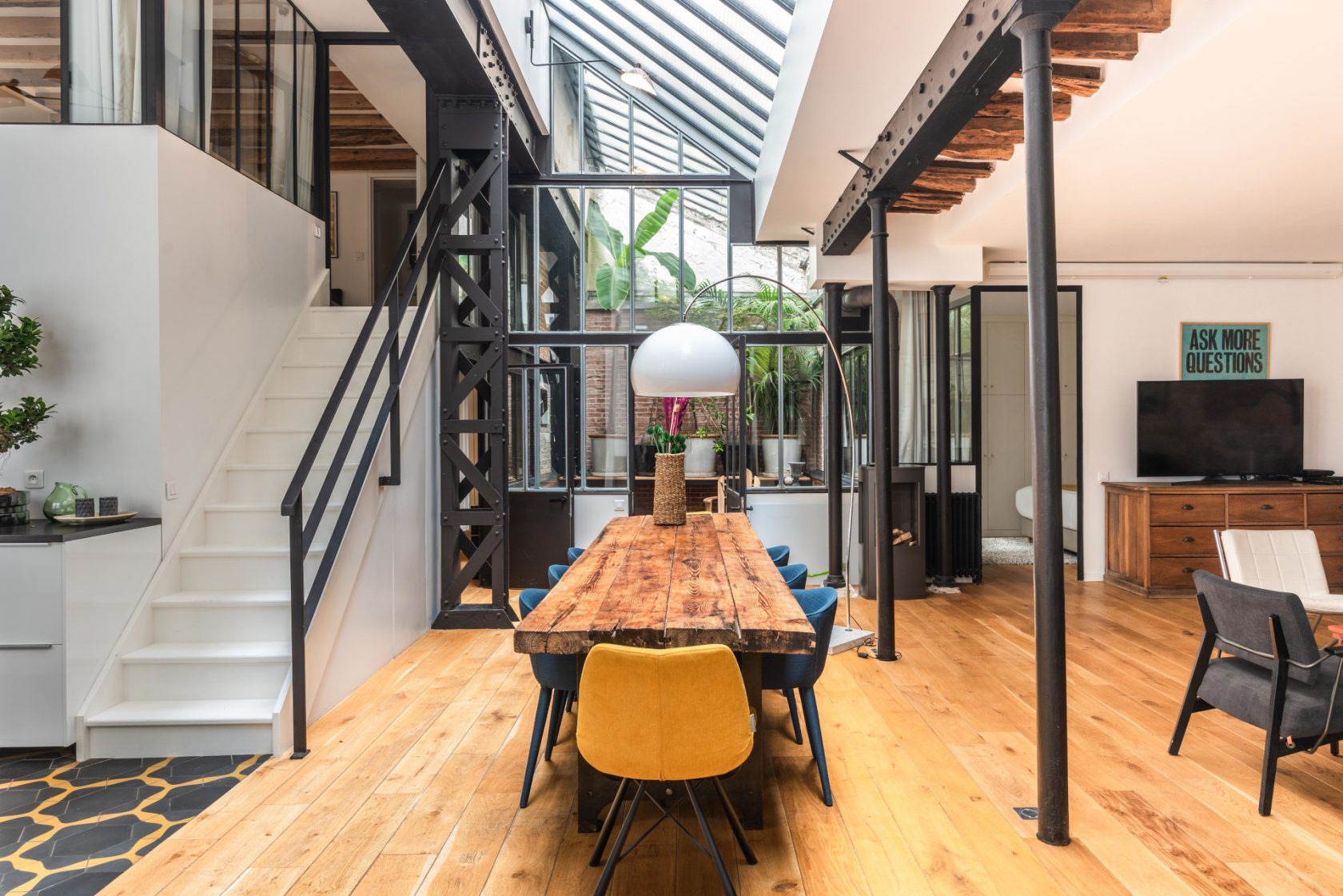 Loft d’architecte avec patio