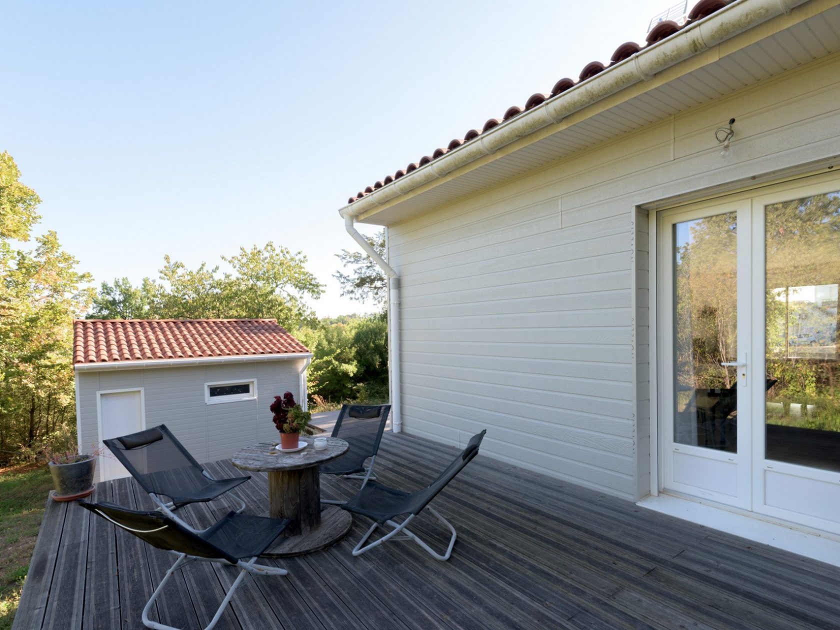 Maison de plain pied avec jardin à LASGRAISSES