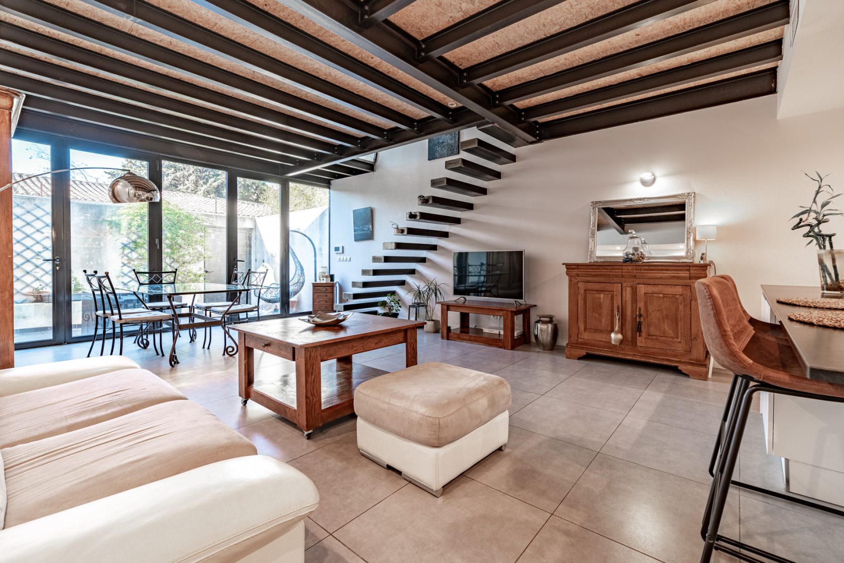 Loft house in the village center