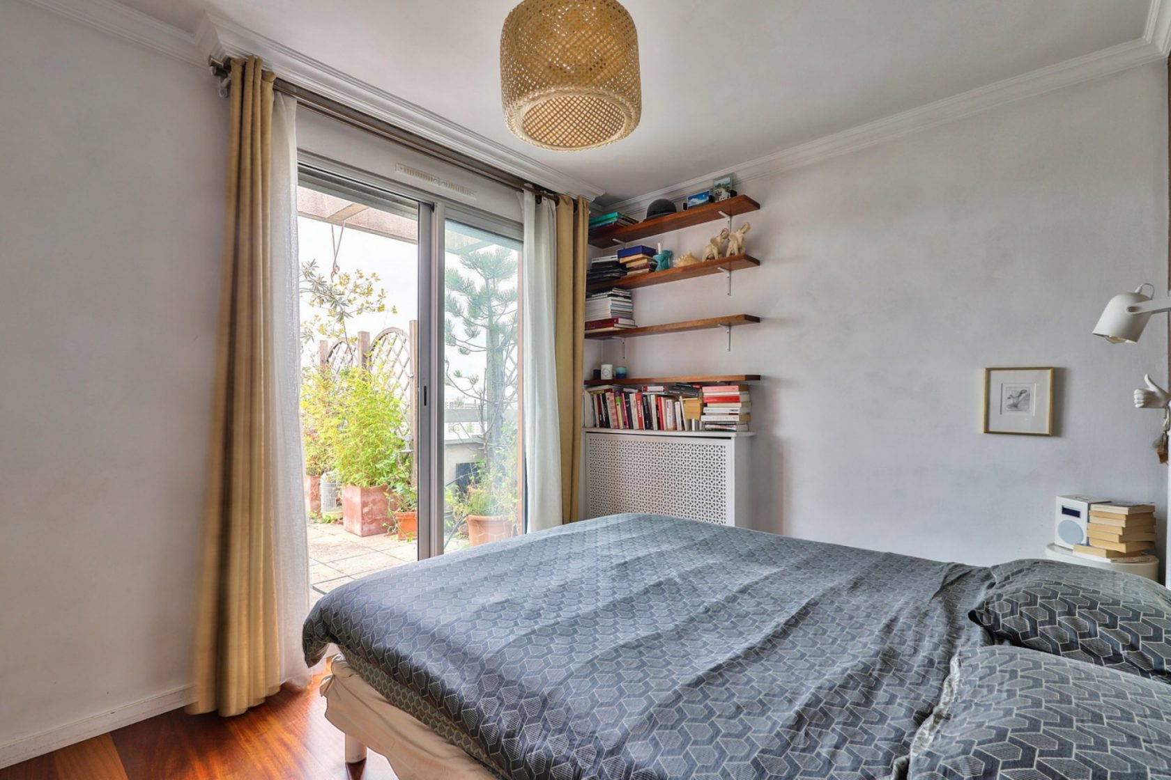 Top floor with terrace and view