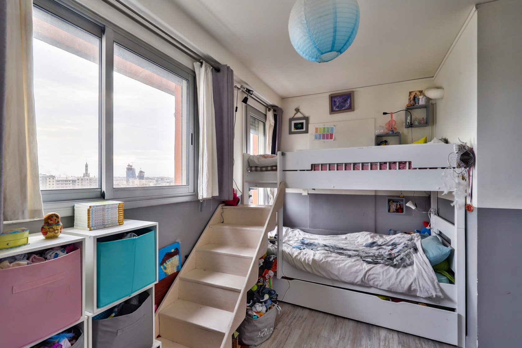 Top floor with terrace and view