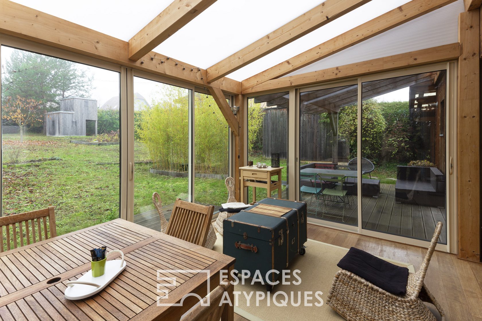 Maison d’architecte bioclimatique en ossature bois
