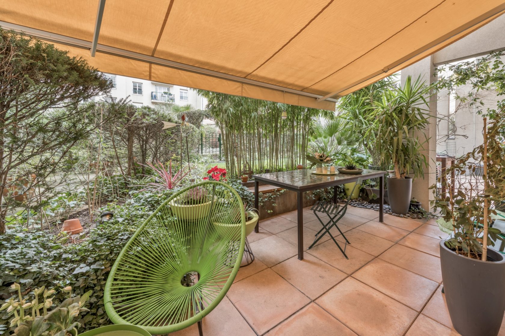 Duplex avec jardin
